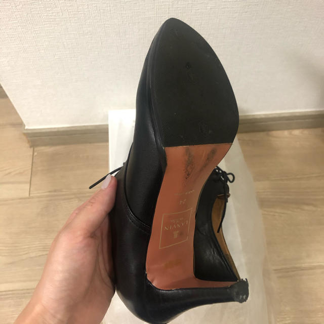 LANVIN en Bleu(ランバンオンブルー)のランバンオンブルー★レースアップブーティ★24cm レディースの靴/シューズ(ブーティ)の商品写真