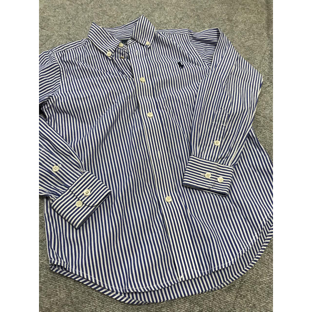 Ralph Lauren(ラルフローレン)のラルフローレン ストライプ　シャツ　120 キッズ/ベビー/マタニティのキッズ服男の子用(90cm~)(Tシャツ/カットソー)の商品写真