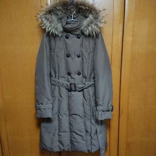 アナイ(ANAYI)のANAYIアナイ ダウンコート38ブラウン 美品(ダウンコート)