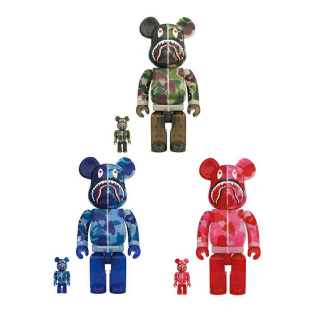 【5%OFF】 - TOY MEDICOM BAPE 100%&400% SHARK CAMO ABC BE@RBRICK その他 【5%OFF】 - TOY MEDICOM BAPE 100%&400% SHARK CAMO ABC BE@RBRICK その他