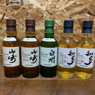 サントリー(サントリー)の【入手困難】山崎2本、白州1本、知多2本、各180ml (ウイスキー)