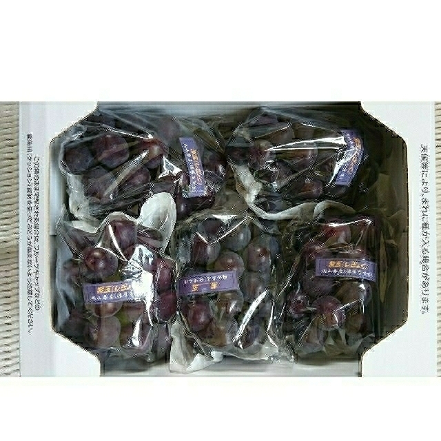 りあ様専用   ブドウ 朝取り紫玉 4k              食品/飲料/酒の食品(フルーツ)の商品写真