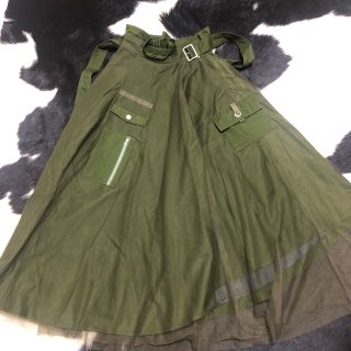 アメリヴィンテージ  MYLITARY ASYMMETRY SKIRT チュール