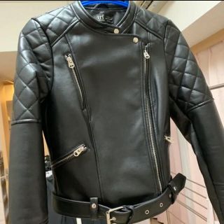 ザラ(ZARA)のZARA ライダース   ジャケット　レザージャケット(ライダースジャケット)