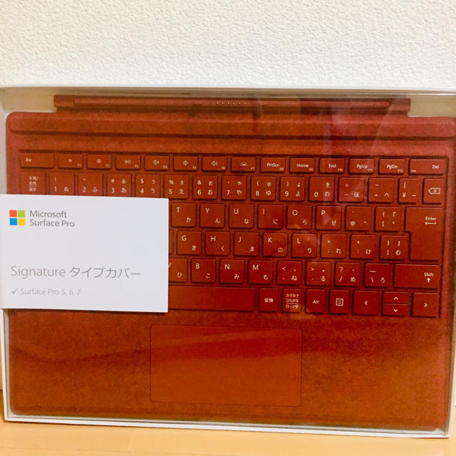 激安大特価 Microsoft - SurfacePro タイプカバー ポピーレッドの通販 ...