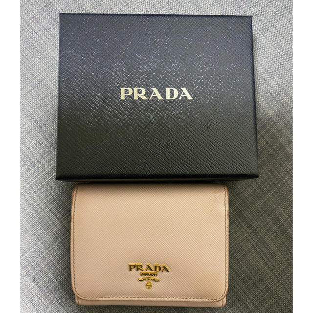 PRADA - お値下げ 正規品 プラダ PRADA 三つ折財布の通販 by のん's shop｜プラダならラクマ