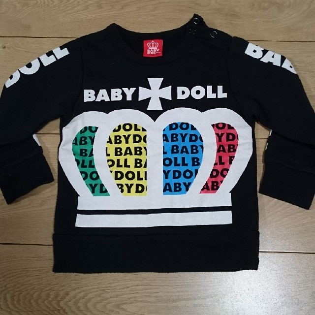 BABYDOLL(ベビードール)のベビードール   90サイズ  トレーナー キッズ/ベビー/マタニティのキッズ服男の子用(90cm~)(Tシャツ/カットソー)の商品写真