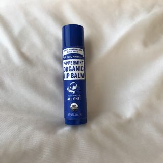 ドクターブロナー(Dr.Bronner)のドクターブロナー オーガニック リップバーム(ペパーミント) 【送料込】(リップケア/リップクリーム)