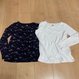 エイチアンドエム(H&M)のH&M オーガニックコットン肌着2枚セット☆120(下着)