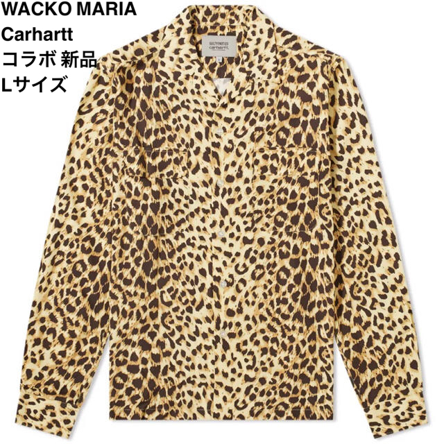 新品 Carhartt WACKO MARIA レオパード ハワイアン シャツシャツ