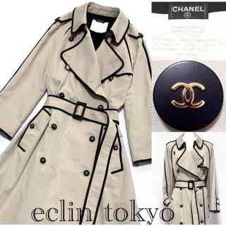 シャネル(CHANEL)のソレイユ様専用 CHANEL シャネル ヴィンテージ トレンチコート E2157(トレンチコート)