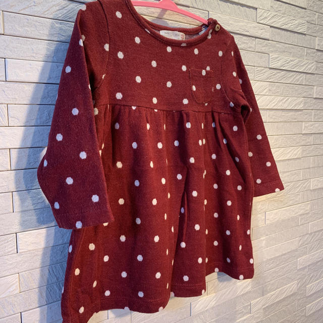 ZARA KIDS(ザラキッズ)のZARA baby  水玉ワンピース　92 キッズ/ベビー/マタニティのキッズ服女の子用(90cm~)(ワンピース)の商品写真