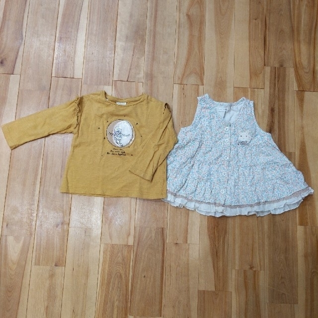 ZARA(ザラ)の70cm ZARA BabyロンT×3枚＋coeur a coeurチュニック キッズ/ベビー/マタニティのベビー服(~85cm)(Ｔシャツ)の商品写真