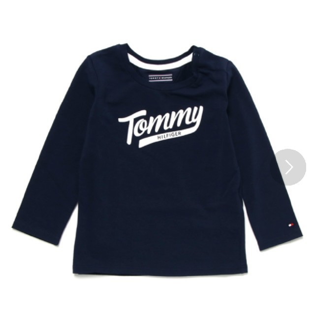 TOMMY HILFIGER(トミーヒルフィガー)のTOMMY HILFIGER コットンロングスリーブカットソー 80 キッズ/ベビー/マタニティのベビー服(~85cm)(シャツ/カットソー)の商品写真