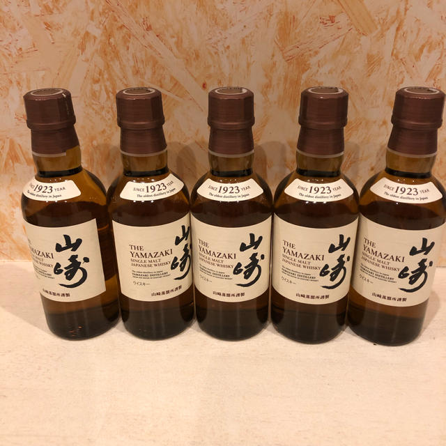 サントリー 山崎12年 ミニボトル 180ml   (5本セット)