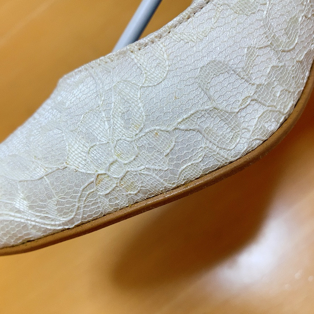ベニル36 レースクローズトゥ7㎝ レディースの靴/シューズ(ハイヒール/パンプス)の商品写真
