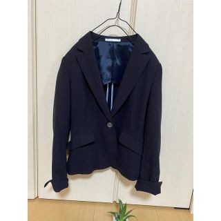 ユナイテッドアローズグリーンレーベルリラクシング(UNITED ARROWS green label relaxing)のジャケット★ネイビー★三回使用(テーラードジャケット)