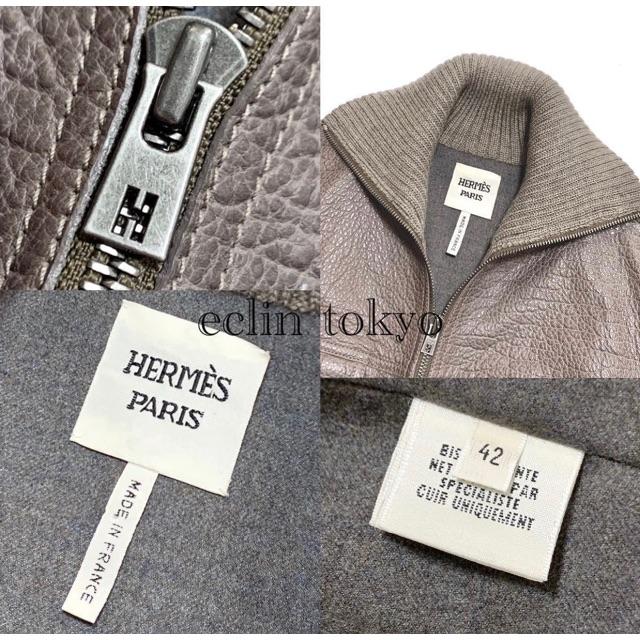 HERMES - エルメス《定価100万超》レザーライダース ジャケット HERMES - エルメス《定価100万超》レザーライダース ジャケット