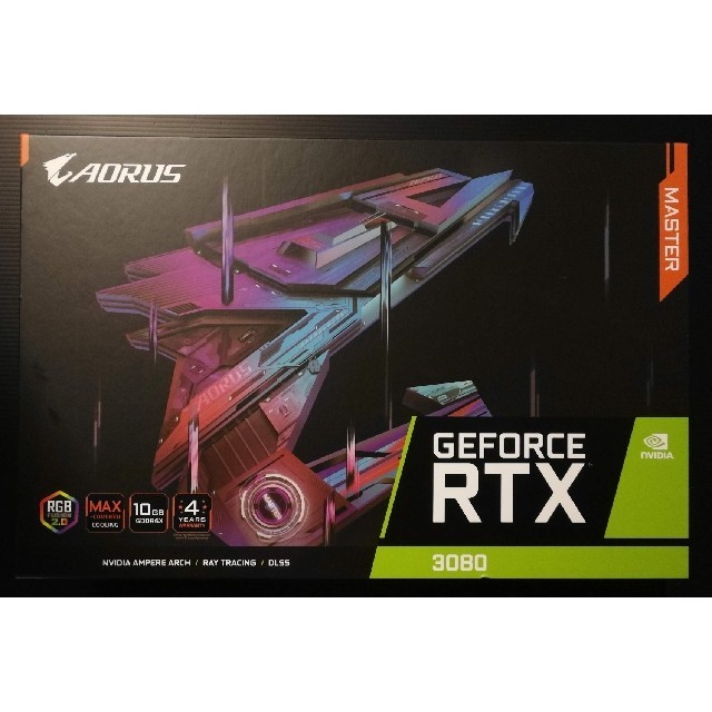 AORUS GeForce RTX ™ 3080 MASTER スマホ/家電/カメラのPC/タブレット(PCパーツ)の商品写真