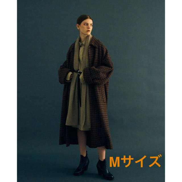 19AW YOKE DOUBLE JQUARD KNIT COAT Mサイズ