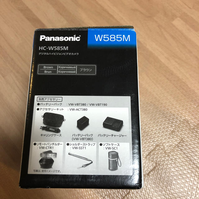 Panasonic(パナソニック)の展示品　Panasonic W585M ブラウン スマホ/家電/カメラのカメラ(ビデオカメラ)の商品写真