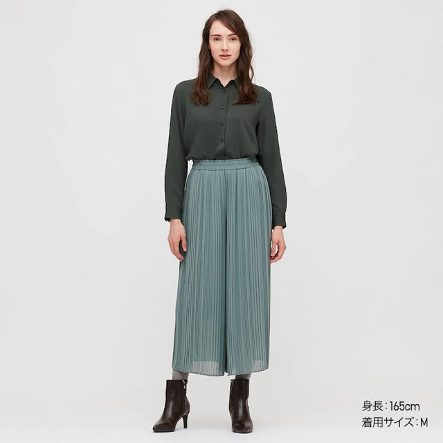 UNIQLO(ユニクロ)の★UNIQLO★シフォンプリーツスカートパンツ★ レディースのパンツ(その他)の商品写真