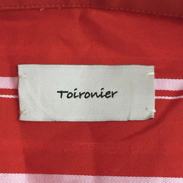 toironier 19aw ストライプルーズシャツ トワロニエ シャツ