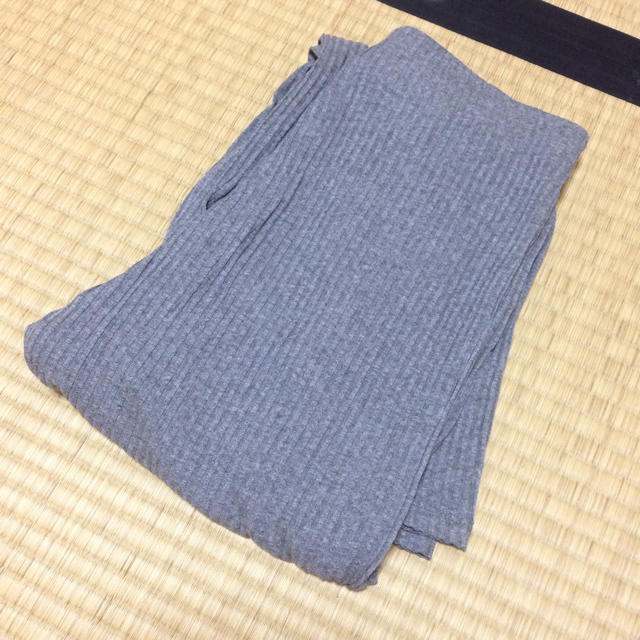 ZARA(ザラ)のZARA リブ地パンツ レディースのパンツ(バギーパンツ)の商品写真