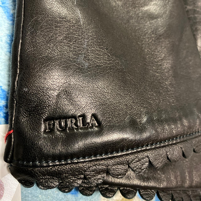 Furla(フルラ)の新品フルラ　羊革手袋　黒　21センチ　FURLA レディースのファッション小物(手袋)の商品写真