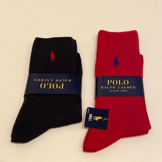 ポロラルフローレン(POLO RALPH LAUREN)の新品未使用！ラルフローレン！ロゴ刺繍入り靴下！(ソックス)