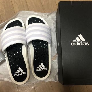 アディダス(adidas)のやまさん専用adidas アディレッタブースト サンダル 31.5cm 新品(サンダル)