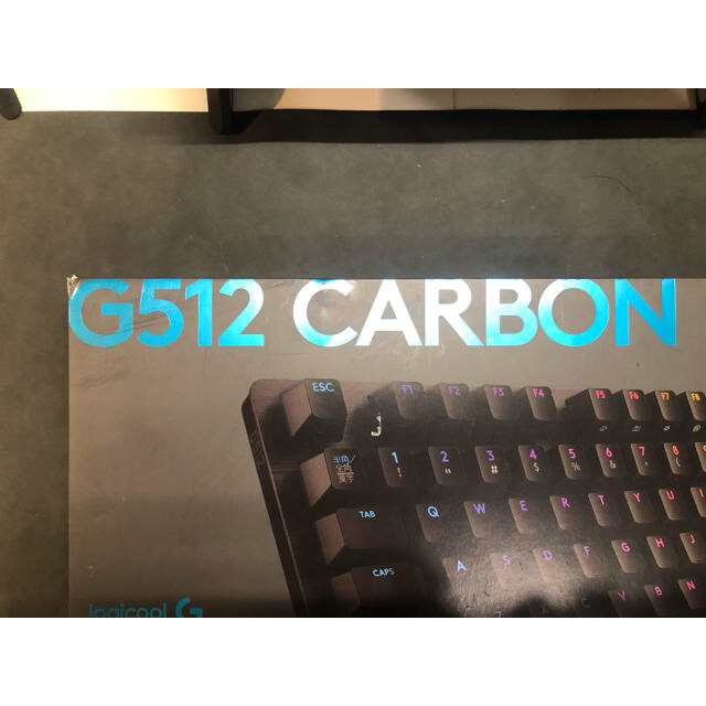 Logicool G512 Carbon クリッキー青軸 キーボード ロジクール