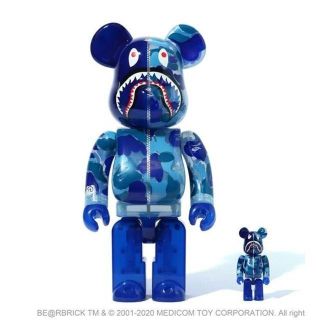 アベイシングエイプ(A BATHING APE)のBe@rbrick Clear ABC Camo 400% & 100%(その他)