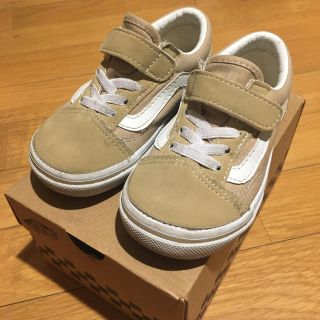 ヴァンズ(VANS)のVansオールドスクール　ベージュ　16cm(スニーカー)