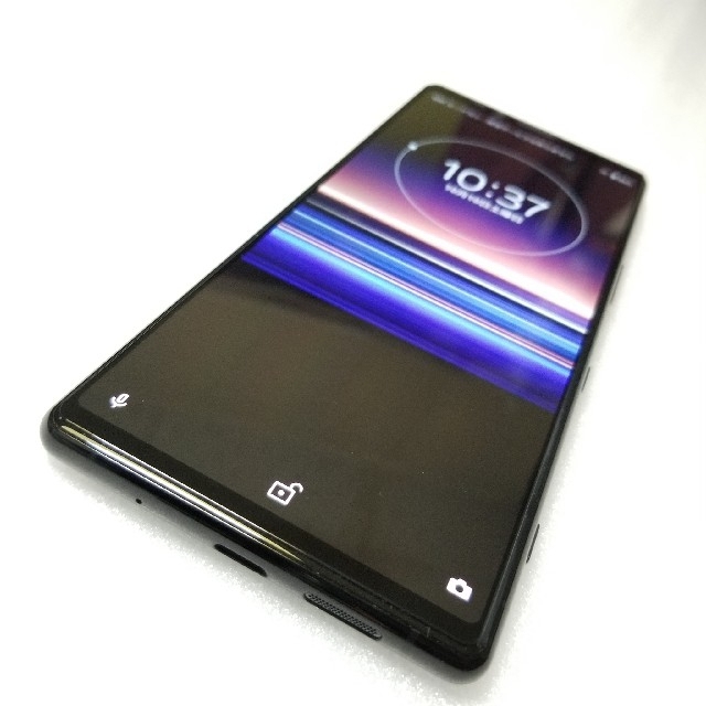 スマートフォン「Xperia 1」au SOV40（難あり、ジャンク品）