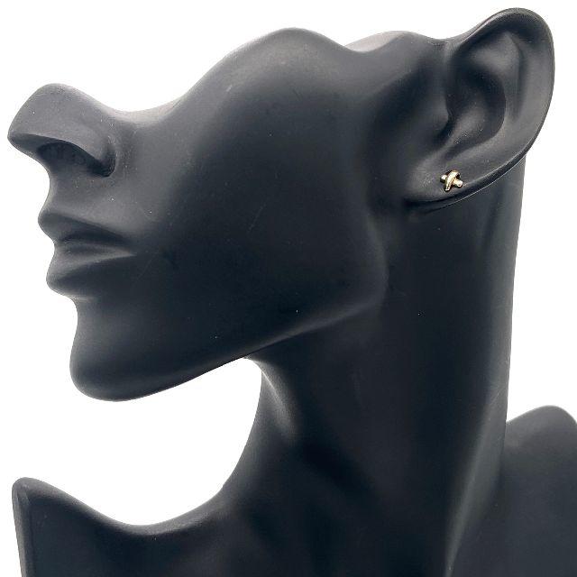 Tiffany & Co.(ティファニー)の希少 美品 ティファニー シグネチャー クロス ゴールド ピアス MJ26 レディースのアクセサリー(ピアス)の商品写真