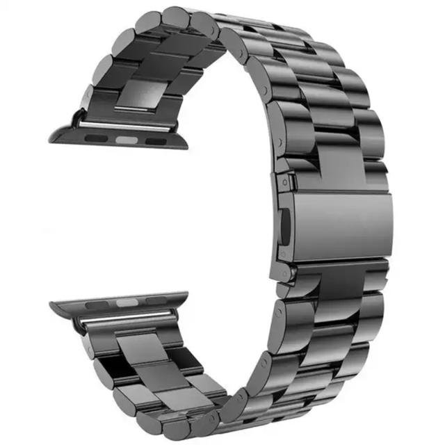 ✨特別大特価✨ Apple Watch ステンレス ベルトブラック メンズの時計(金属ベルト)の商品写真