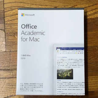 マイクロソフト(Microsoft)のMicrosoft Office academic for Mac(PC周辺機器)