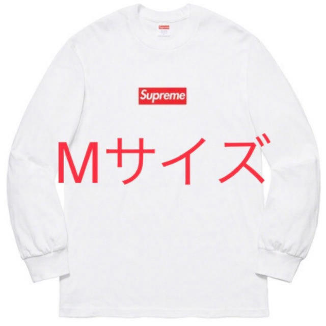 WhiteSIZESupreme Box Logo L/S Tee シュプリーム ボックス ロゴ