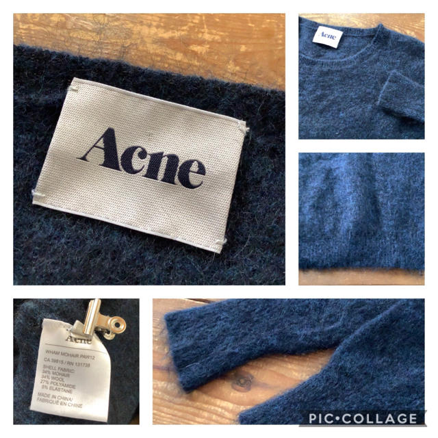 【美品】Acne アクネ モヘア ワンピースニット 3