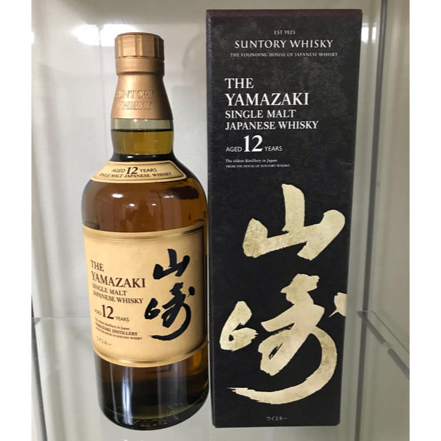 食品/飲料/酒サントリー 山崎12年 700ml【カートン付き】