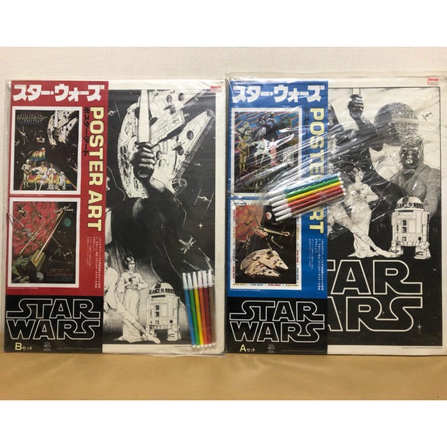 タカラ 当時 スターウォーズ ポスターアート A B 2種セット 1978