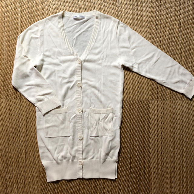 ikka(イッカ)のロングカーディガン　ikka キッズ/ベビー/マタニティのキッズ服女の子用(90cm~)(カーディガン)の商品写真