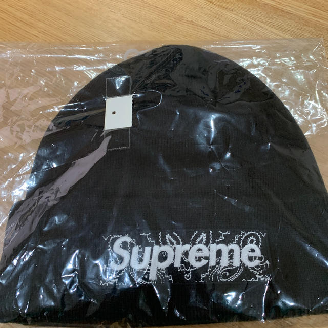 Supreme Bandana Box Logo beanie black