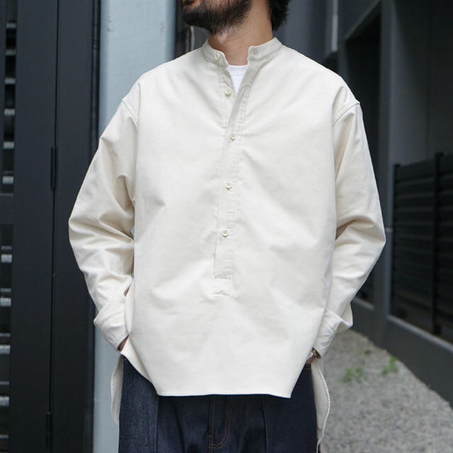 RAKINES 20aw corduroy Stand collar shirt