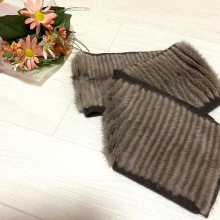 超高級✨ロエベ ミンク×カシミヤ マフラー