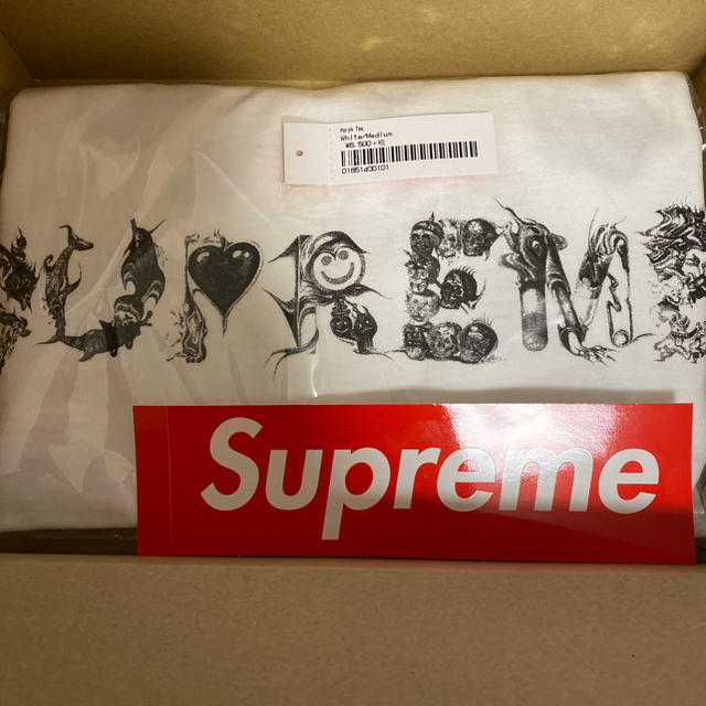 Supreme  Morph Tee White  size:M