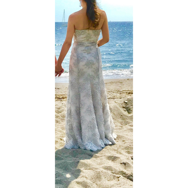 ジェニーパッカム風スレンダードレス レディースのフォーマル/ドレス(ウェディングドレス)の商品写真