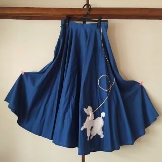 グリモワール(Grimoire)のvintage poodle circular skirt(ロングスカート)