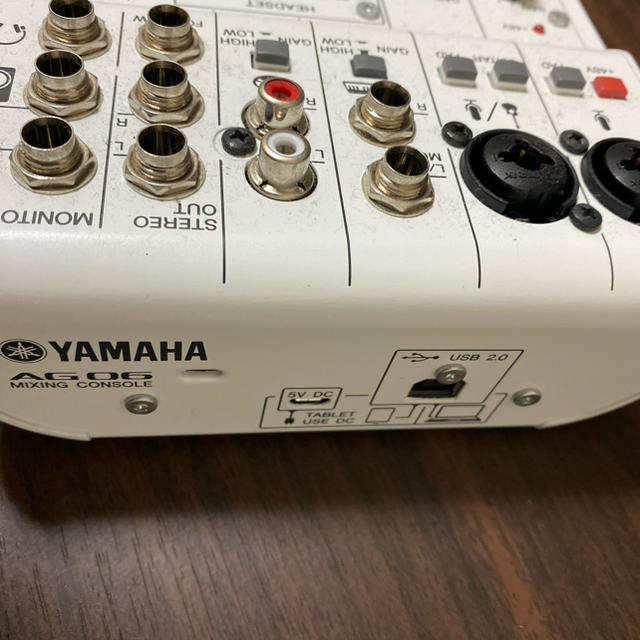 ヤマハ(ヤマハ)のYAMAHA AG06 オーディオインターフェース 楽器のDTM/DAW(オーディオインターフェイス)の商品写真